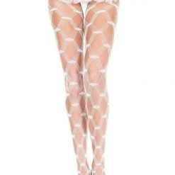 Music Legs Multinet Pantyhose Christmas