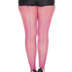 Music Legs Backseam Fishnet Pantyhose