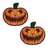 Pastease Pumpkin: Terrifying Halloween Jack O' Lantern Nipple Pasties