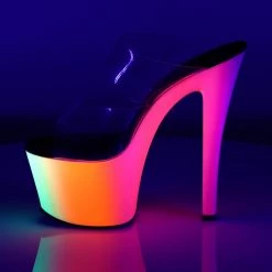Pleaser Rainbow-302UV Slides
