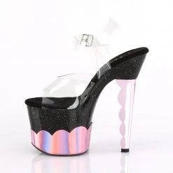 New Pleaser Scallop-708-2HGM Sandals