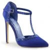 Shoefreaks.ca Pleaser Sexy-25 Pump-Blue-Size 5-Clearance