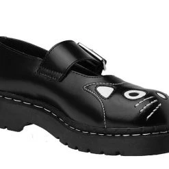 TUK-T2025 Kitty Face Mary Jane Shoes Women 8 TUK-T2025 Kitty Face Mary Jane Shoes Women