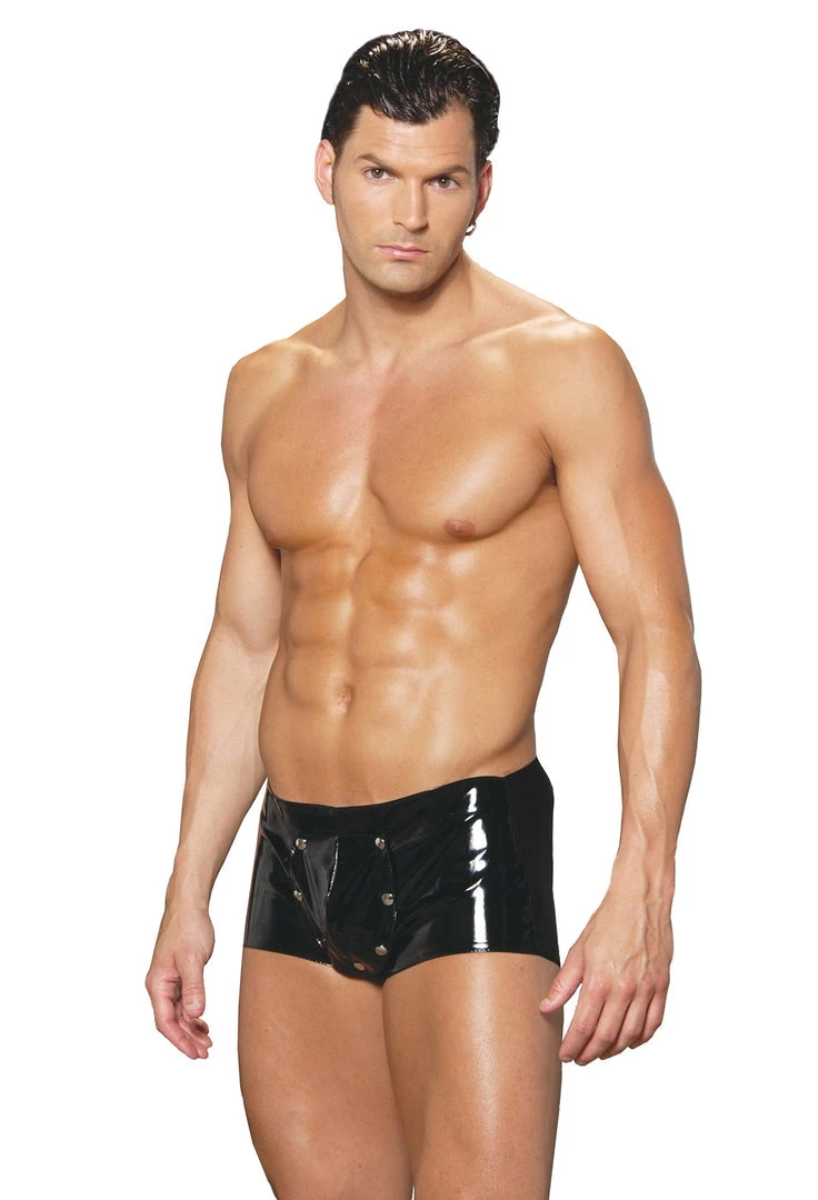 Elegant Moments Fetish Men Vinyl Shorts 1 Elegant Moments Fetish Men Vinyl Shorts