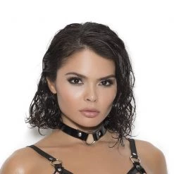 Elegant Moments O Ring Vinyl Choker Fetish