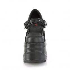 Women Demonia Wave-48-Black-Size 7-Clearance